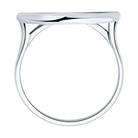 Кольцо из серебра с фианитами