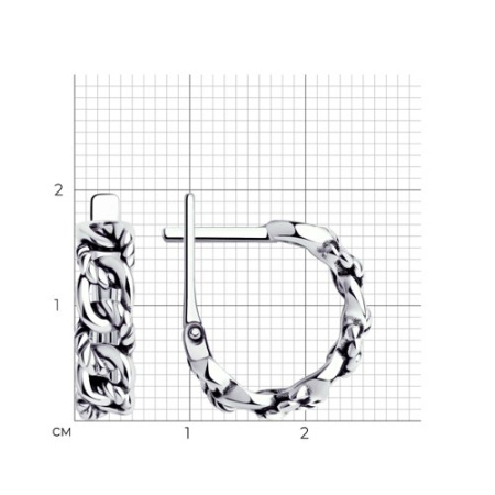 Серьги из серебра SOKOLOV