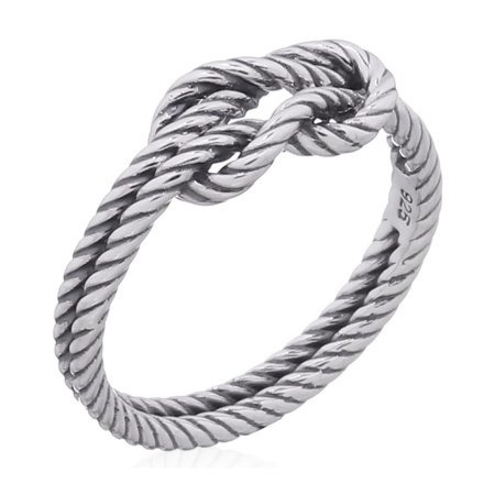 Серебряное кольцо «Узел»