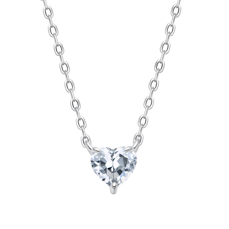 Серебряное колье «Сердце»