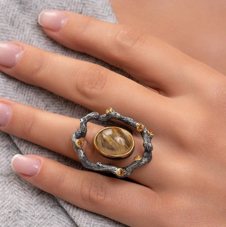 Серебряное кольцо «Родник Жизни»