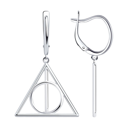 Серьги из серебра Sokolov «Гарри Поттер»