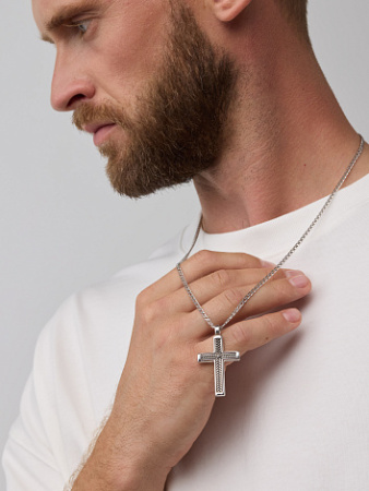 Подвеска из серебра с бриллиантом