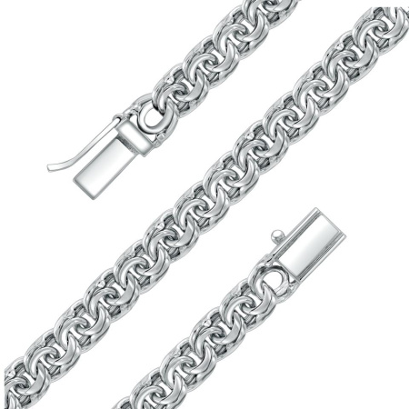 Браслет из серебра «Бисмарк»