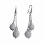 Серьги из серебра «Шары»
