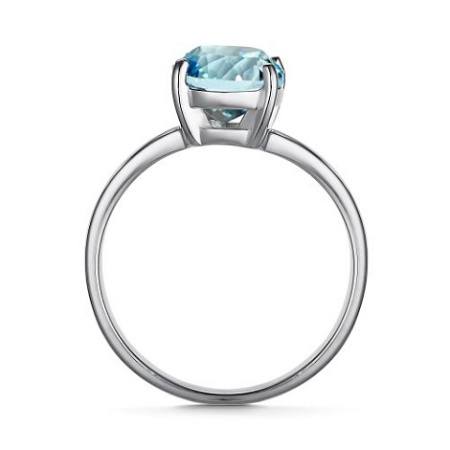 Серебряное кольцо с топазом