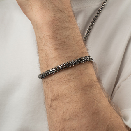 Серебряный браслет «Фараон» 8 мм