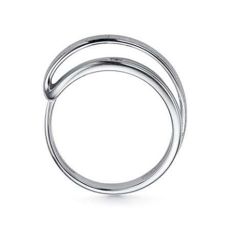 Кольцо из серебра с бриллиантом