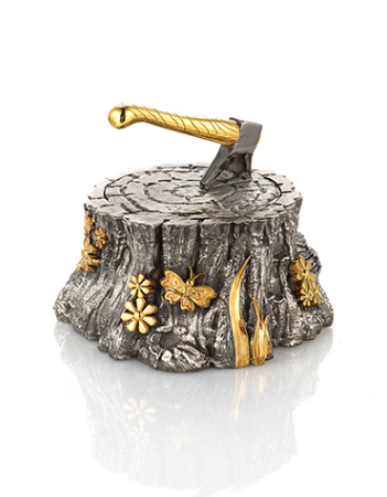 Серебряная солонка «Лесная делянка»