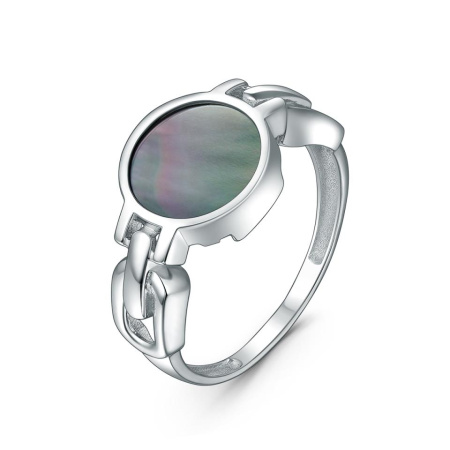 Кольцо из серебра с перламутром