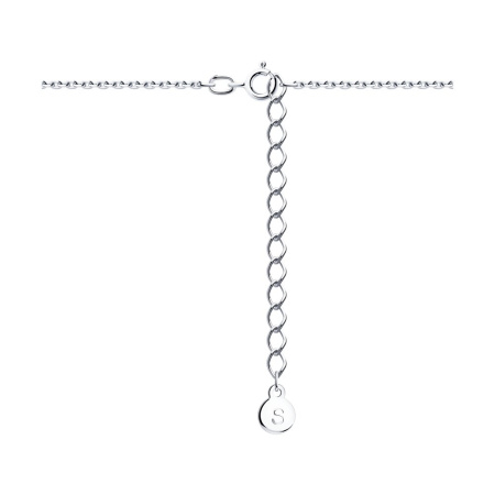 Колье из серебра с керамическими вставками SOKOLOV