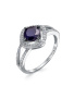 Кольцо из серебра с сапфиром