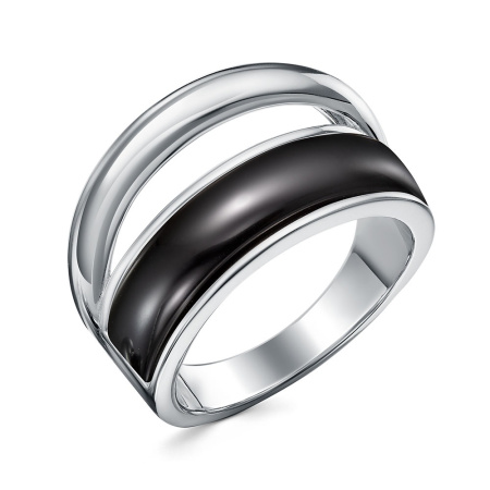 Серебряное кольцо с ониксом