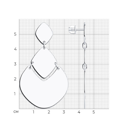 Серьги из серебра
