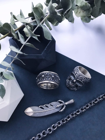 Серебряная подвеска «Перо»