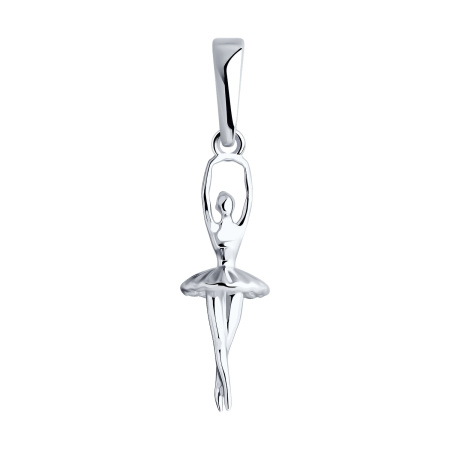 Серебряная подвеска «Балерина»
