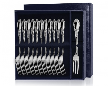 Серебряный набор «Престиж» 12 десертных вилок