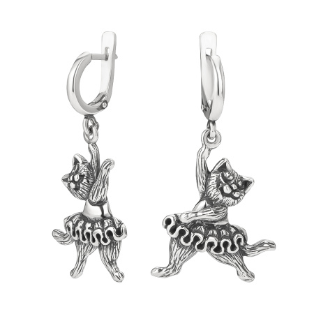 Серьги из серебра «Щелкунчик»