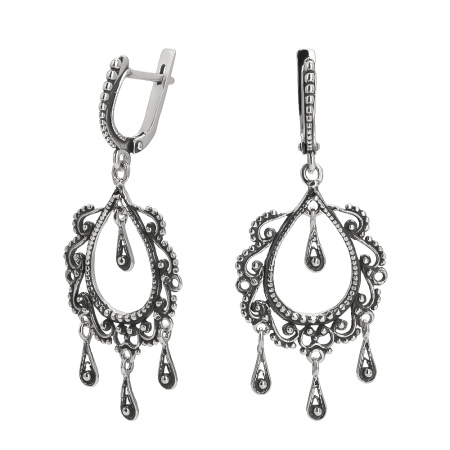 Серьги из серебра