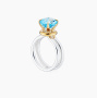Серебряное кольцо с топазом «Утренняя роса»
