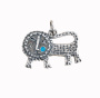Подвеска из серебра с эмалью «Лев»