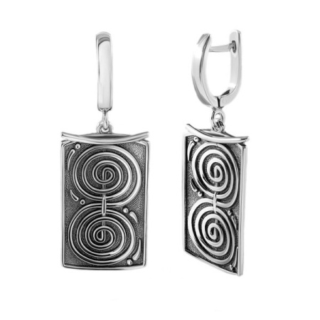 Серебряные серьги «Благосостояние»