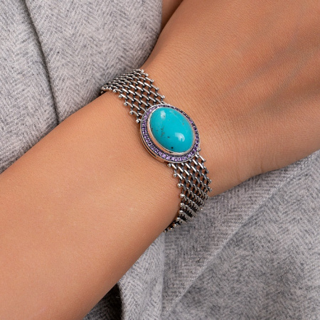 Серебряный браслет «Океан Грез»