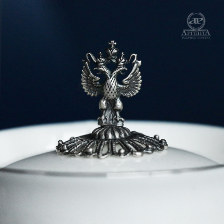 Сахарница «Герб» с щипцами