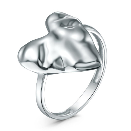 Кольцо из серебра «Сердце»
