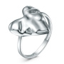 Кольцо из серебра «Сердце»