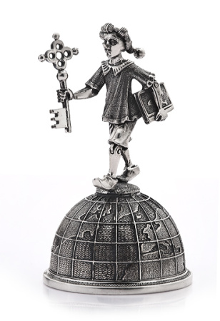 Серебряный колокольчик «Буратино»