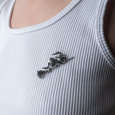 Брошь из серебра «Маргаритыч»