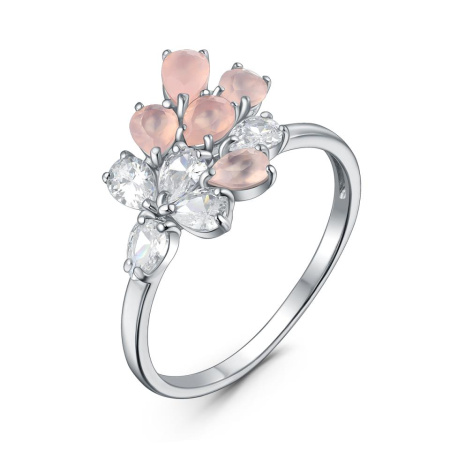 Кольцо из серебра с агатом