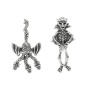 Серьги из серебра «Кощей Горыныч»
