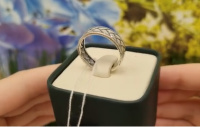 Серебряное кольцо «Злаки»