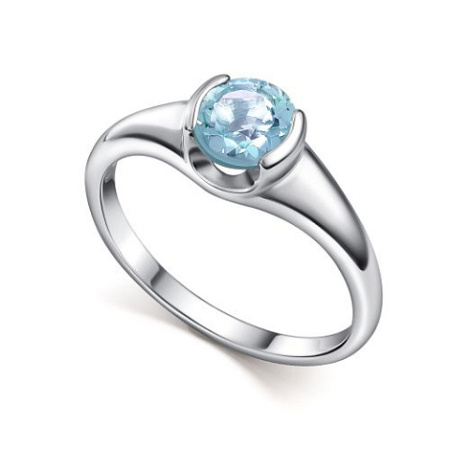 Серебряное кольцо с топазом