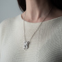 Серебряная подвеска «Коты»