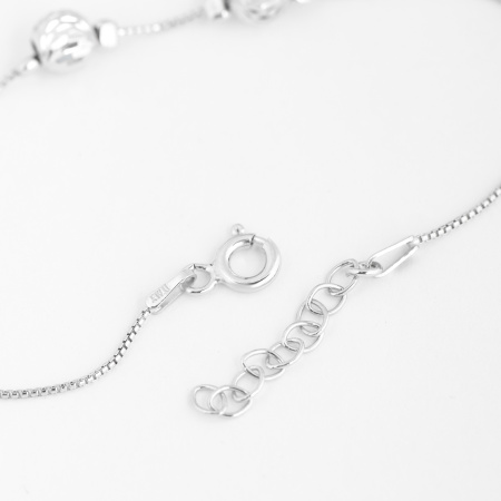 Браслет из серебра «Шарики»