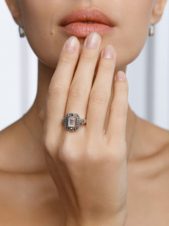Серебряное кольцо ALEXANDRE VASSILIEV с марказитами Swarovski