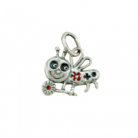 Серебряная подвеска «Мушка»