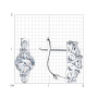Серьги из серебра с фианитами SOKOLOV