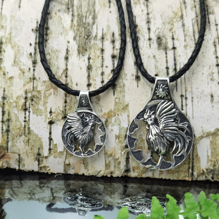 Серебряный тотем малый «Кричащий петух»