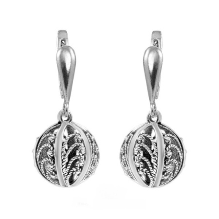 Серьги из серебра «Филигрань»