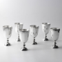 Набор серебряных рюмок «Император» - 6 предметов