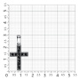 Серебряная подвеска с фианитами «Стильный Крест»