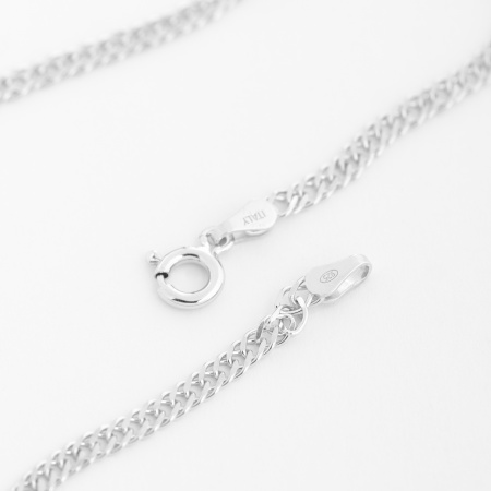 Цепь серебряная «Двойной ромб»