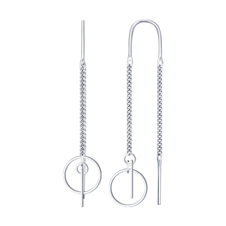 Серьги из серебра