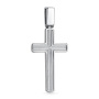 Серебряный крест с бриллиантом