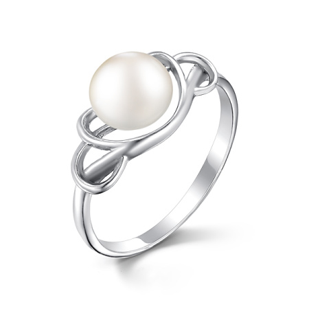 Кольцо из серебра с жемчугом