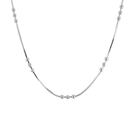 Цепь из серебра «Шарики»